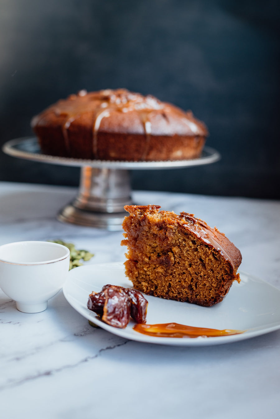 Date Caramel Coffee Cake Recipe