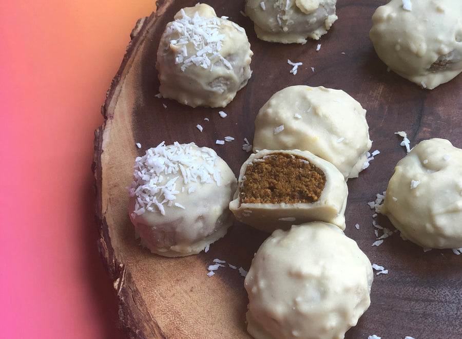 Quick And Easy raw Coconut Protein Balls Recipe