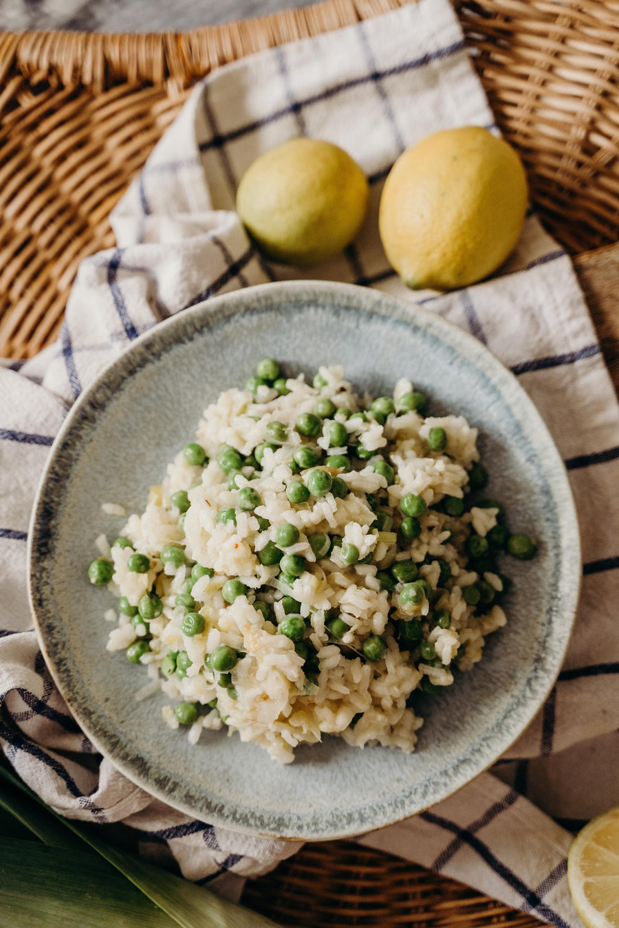 RECIPE: Spring Pea + Asparagus Risotto