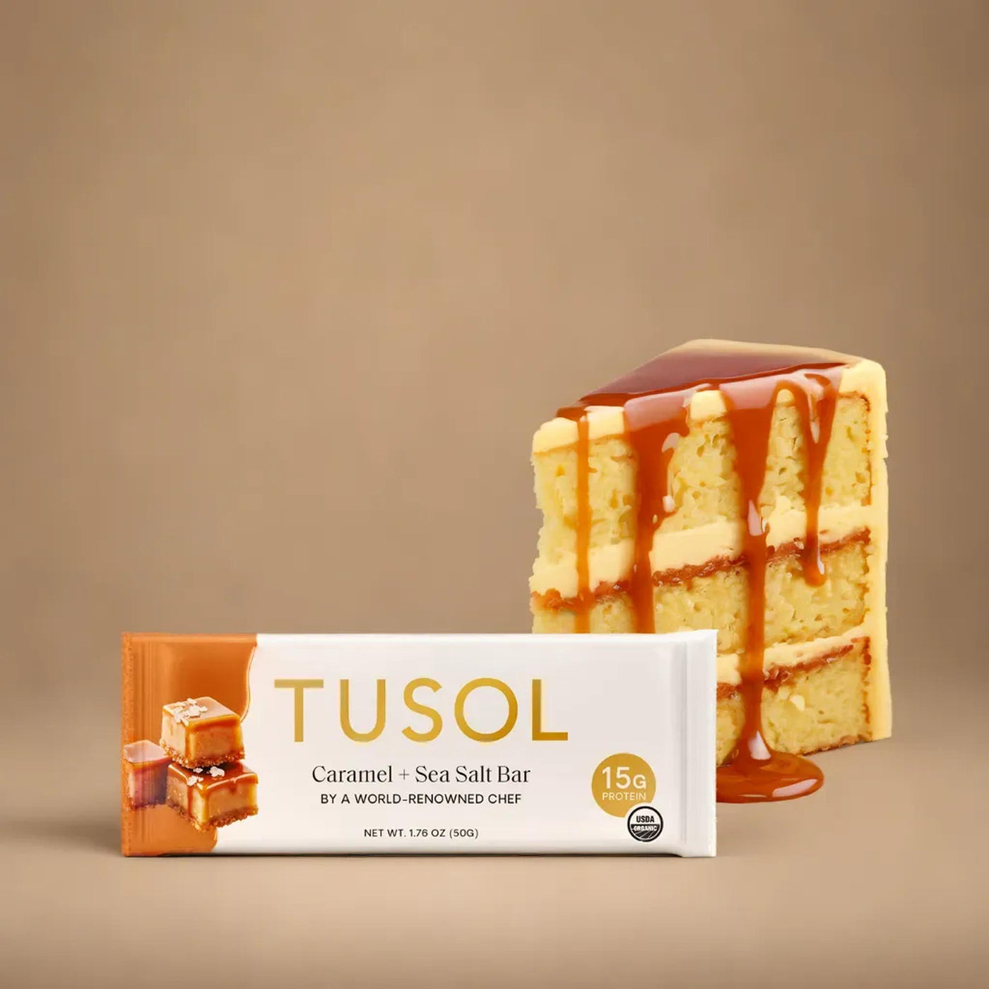 Caramel + Sea Salt Protein Bar (8 Pk)