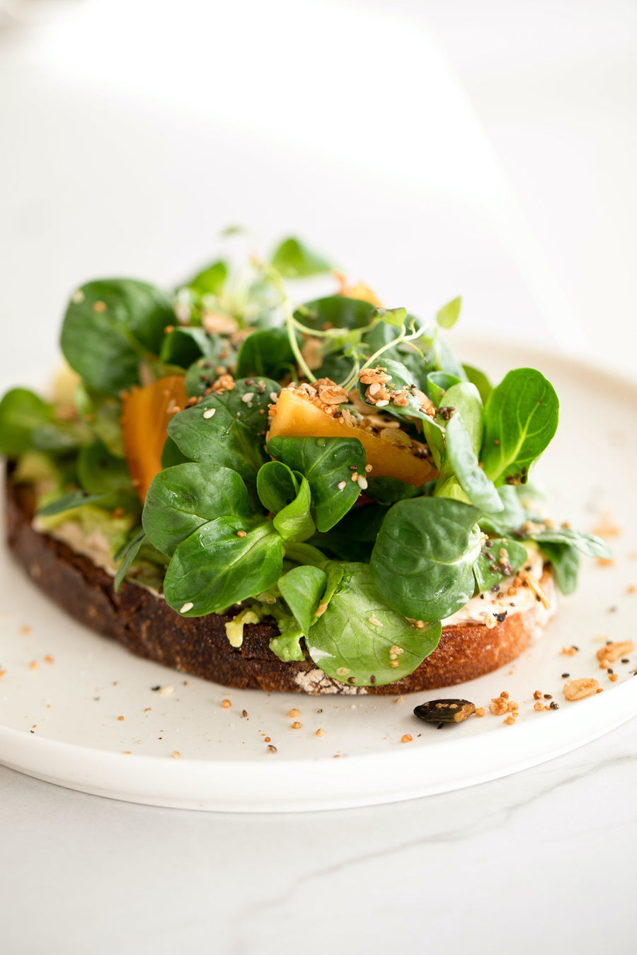 Recipe: Winter Greens Sald with Persimmons and Pomegranate