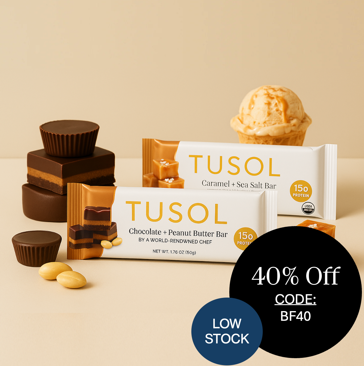 Organic Protein + Superfood Bars