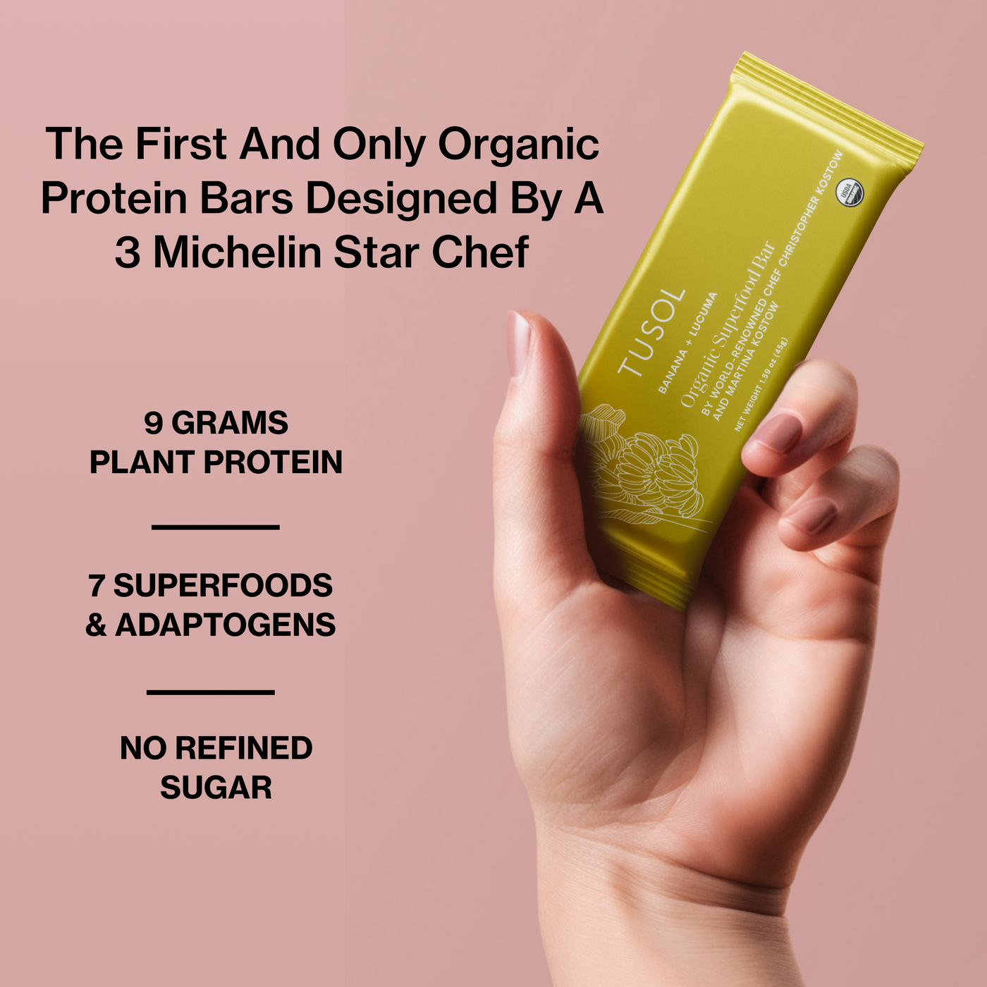 Organic Protein + Superfood Bars