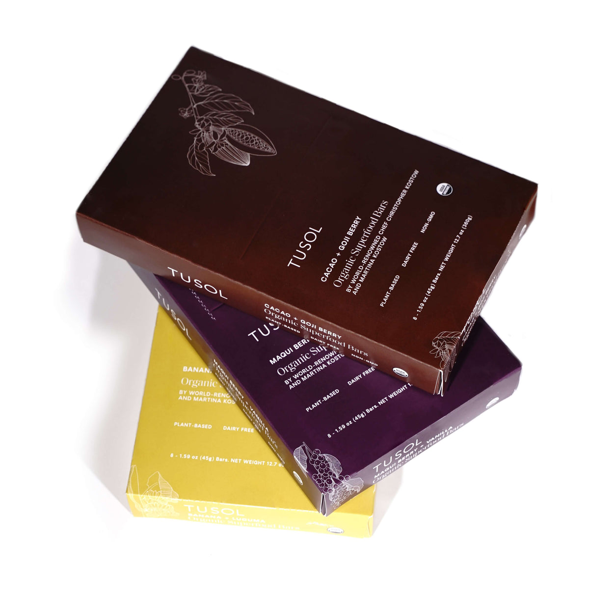 Organic Protein + Superfood Bars Sample Pack (3 Bars)