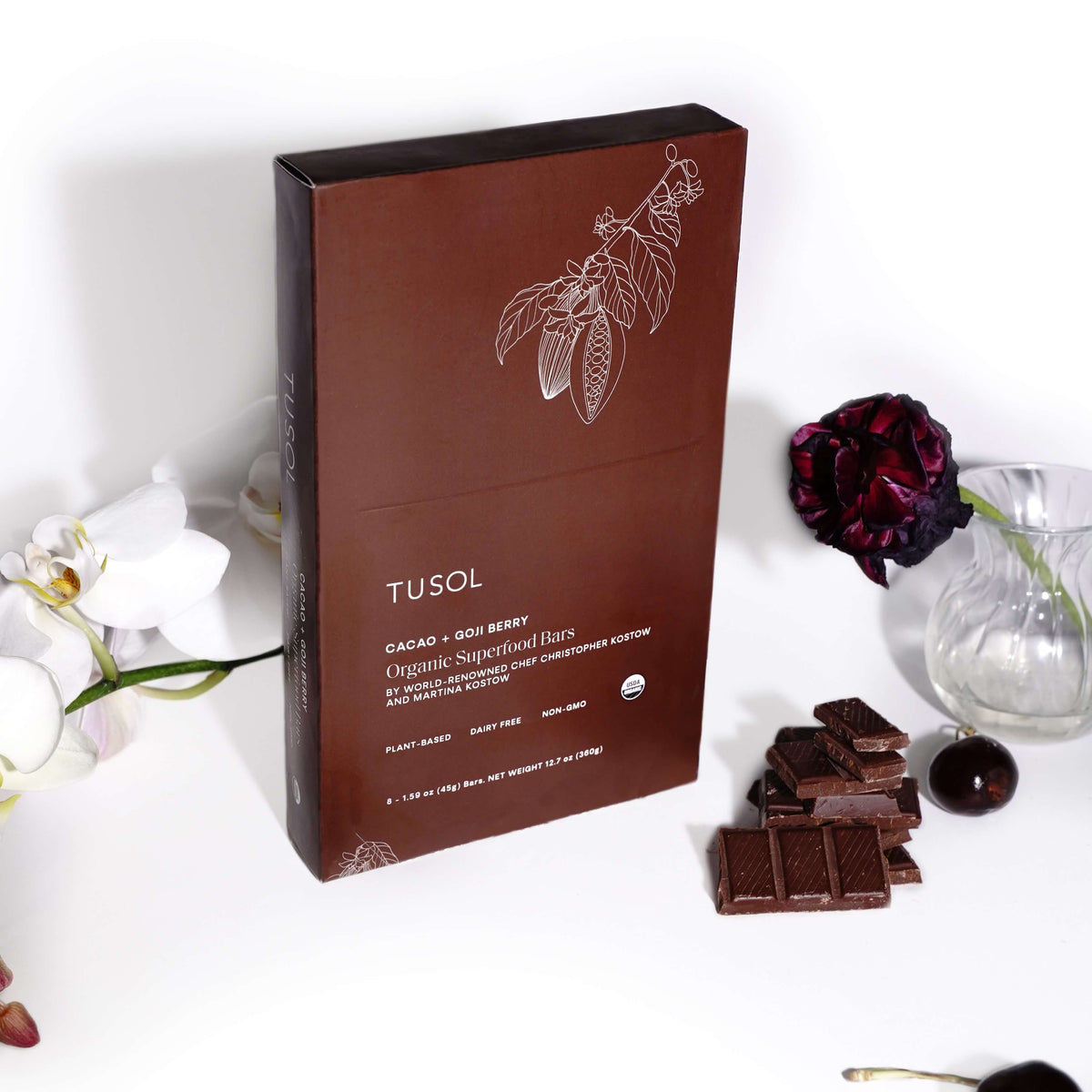 Organic Cacao + Goji Berry Superfood Bar (24 Pack)