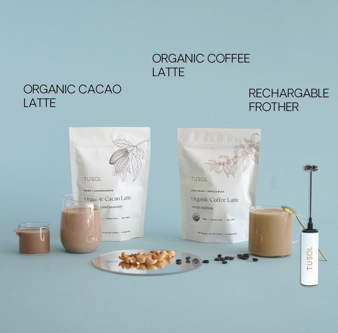 TUSOL x Fringe: Organic Latte Kit ($95 Value) - TUSOL Wellness